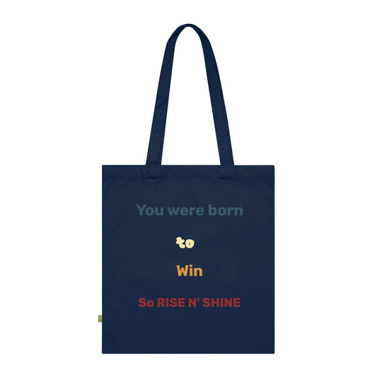 Inspirational Organic Cotton Tote Bag