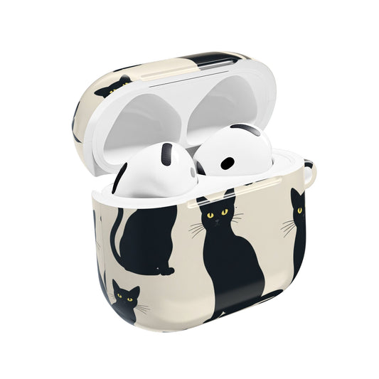 Black Cat AirPod Cases