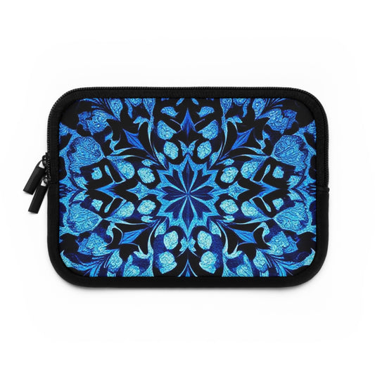 Vibrant Blue Mandala Laptop Sleeve