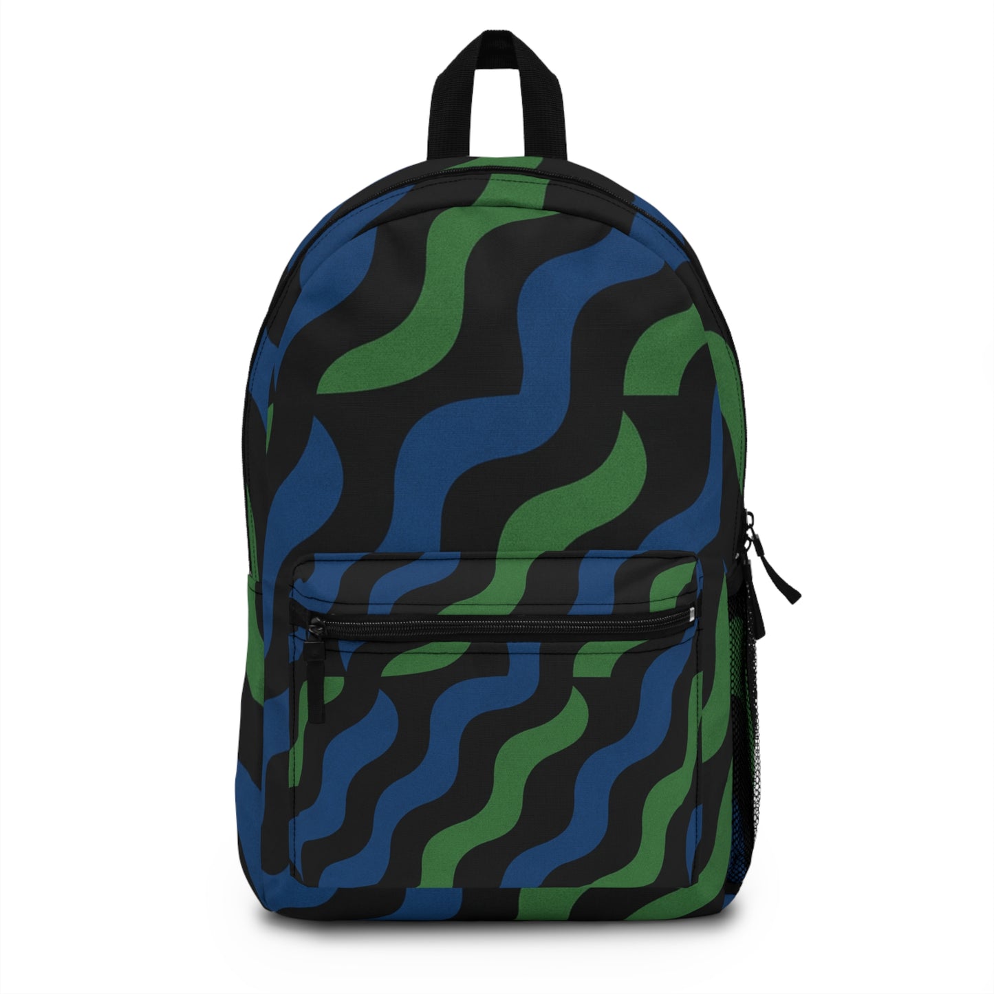 Trendy Wave Pattern Backpack