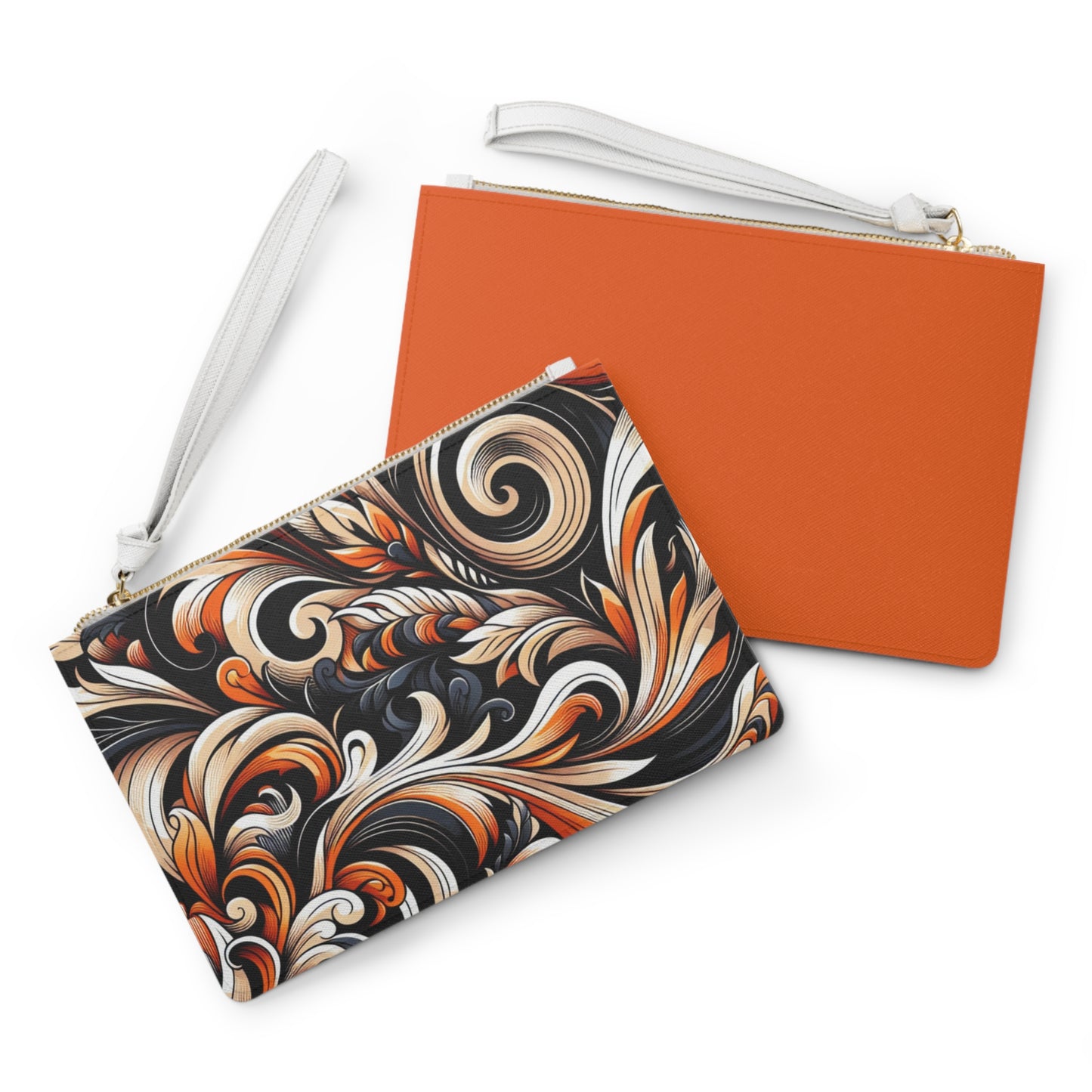 Elegant Floral Clutch Bag