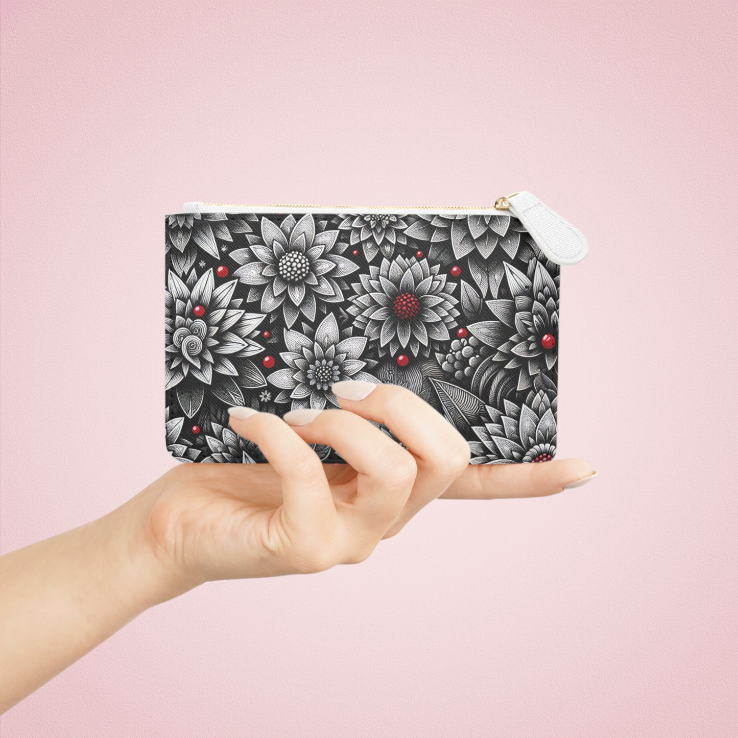 Stylish Floral Mini Clutch Bag