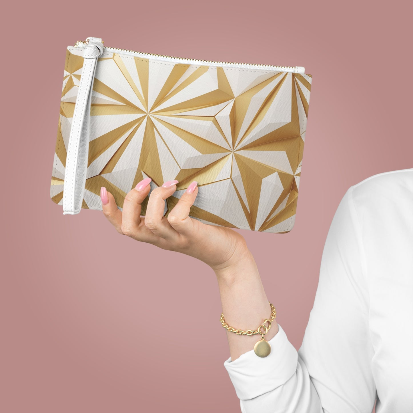 Elegant Geometric Clutch Bag