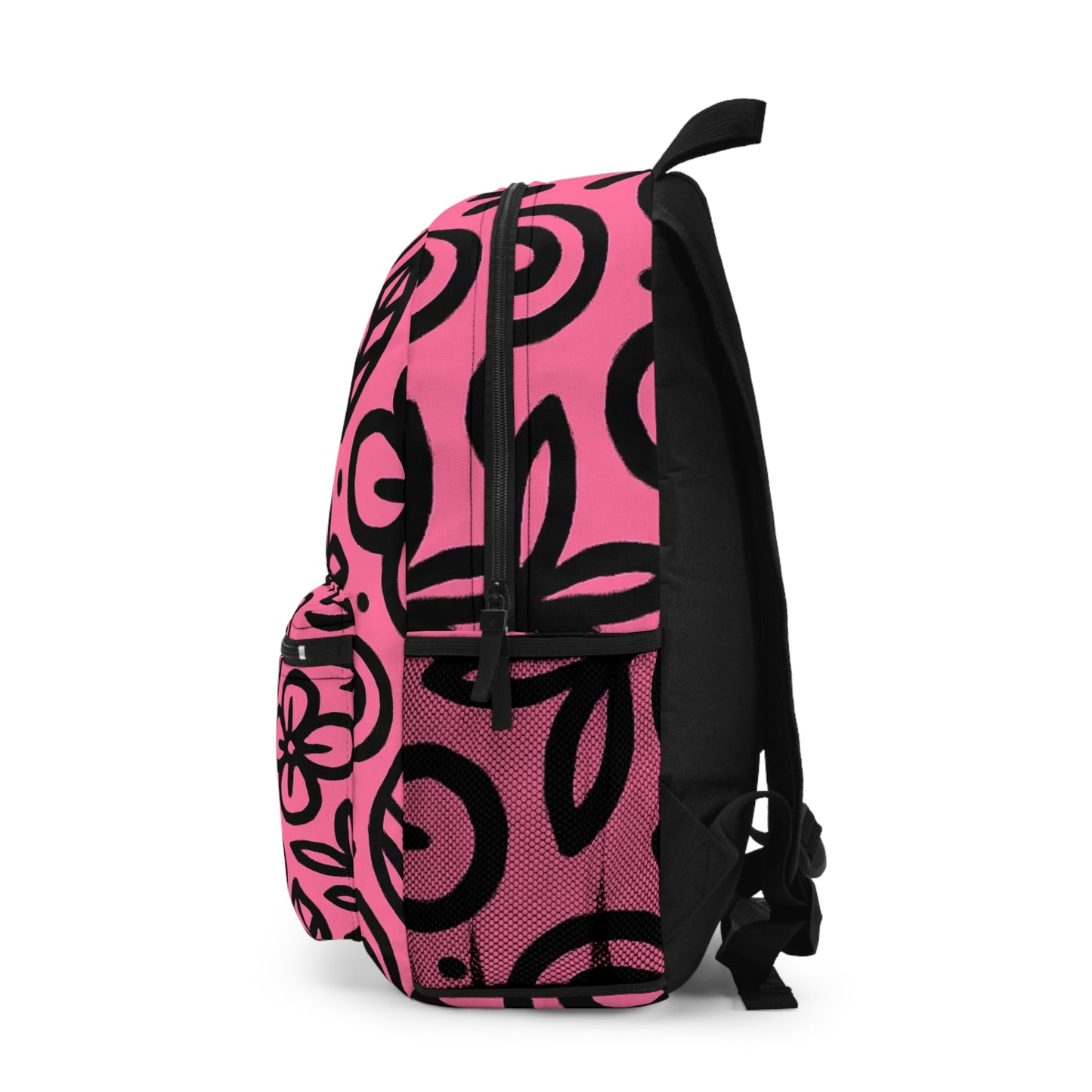 Bohemian Pink Floral Backpack