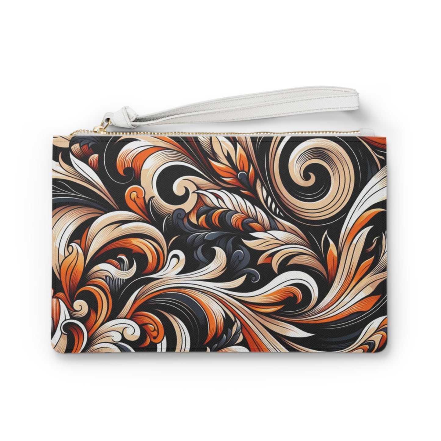 Elegant Floral Clutch Bag