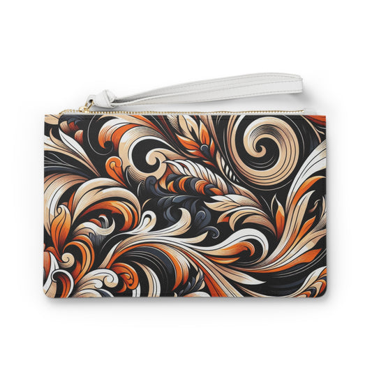 Elegant Floral Clutch Bag