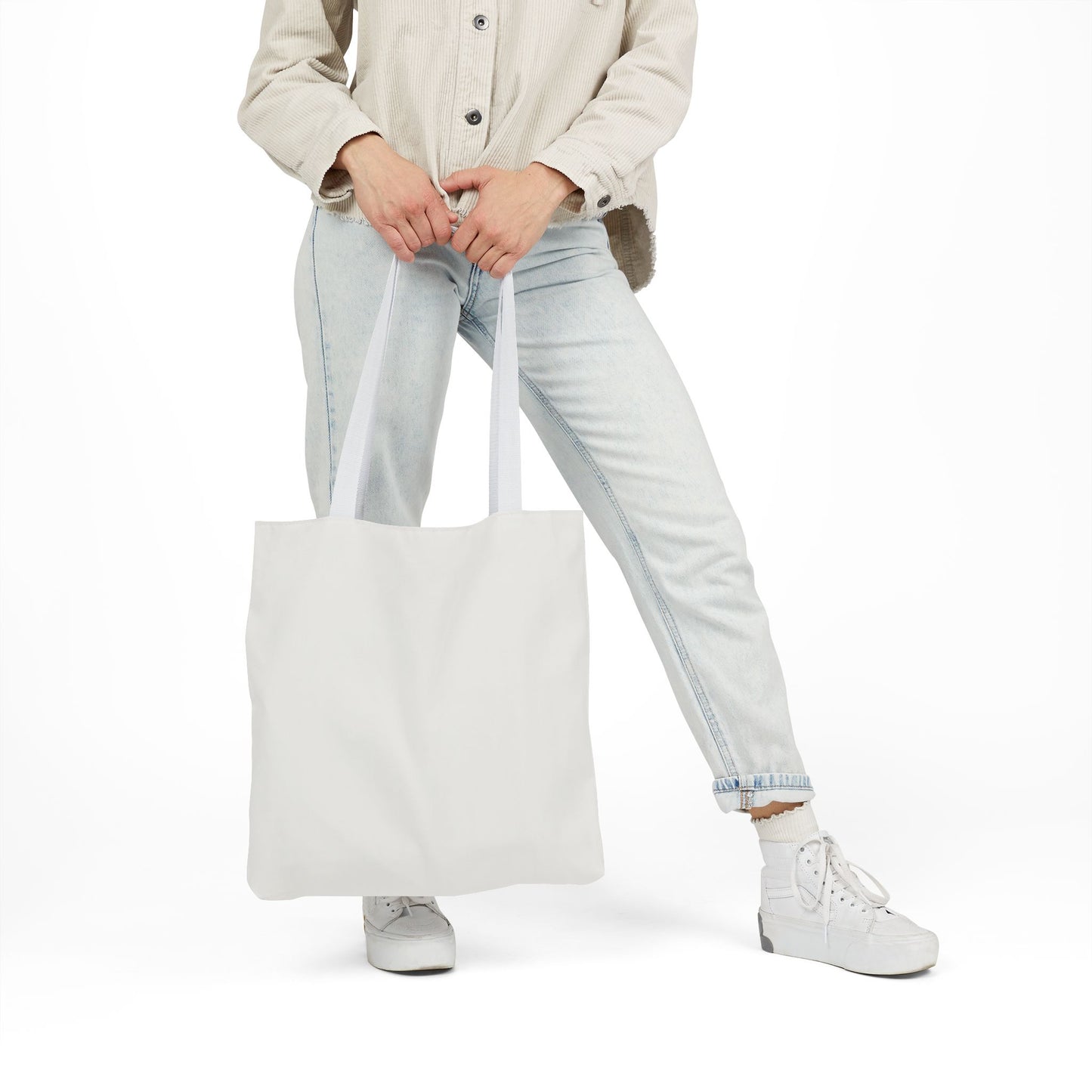 Geometric Canvas Tote Bag