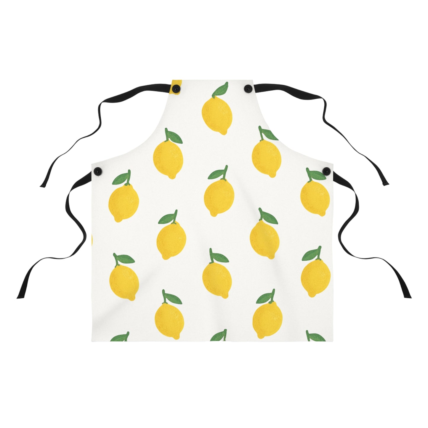 Cheerful Lemon Print Apron