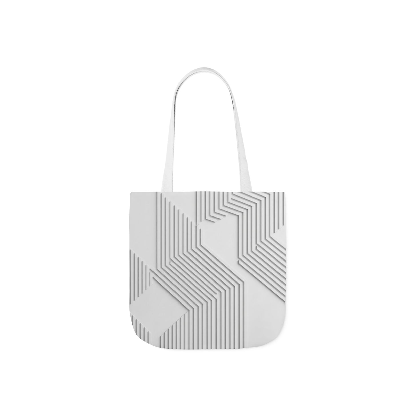 Geometric Canvas Tote Bag