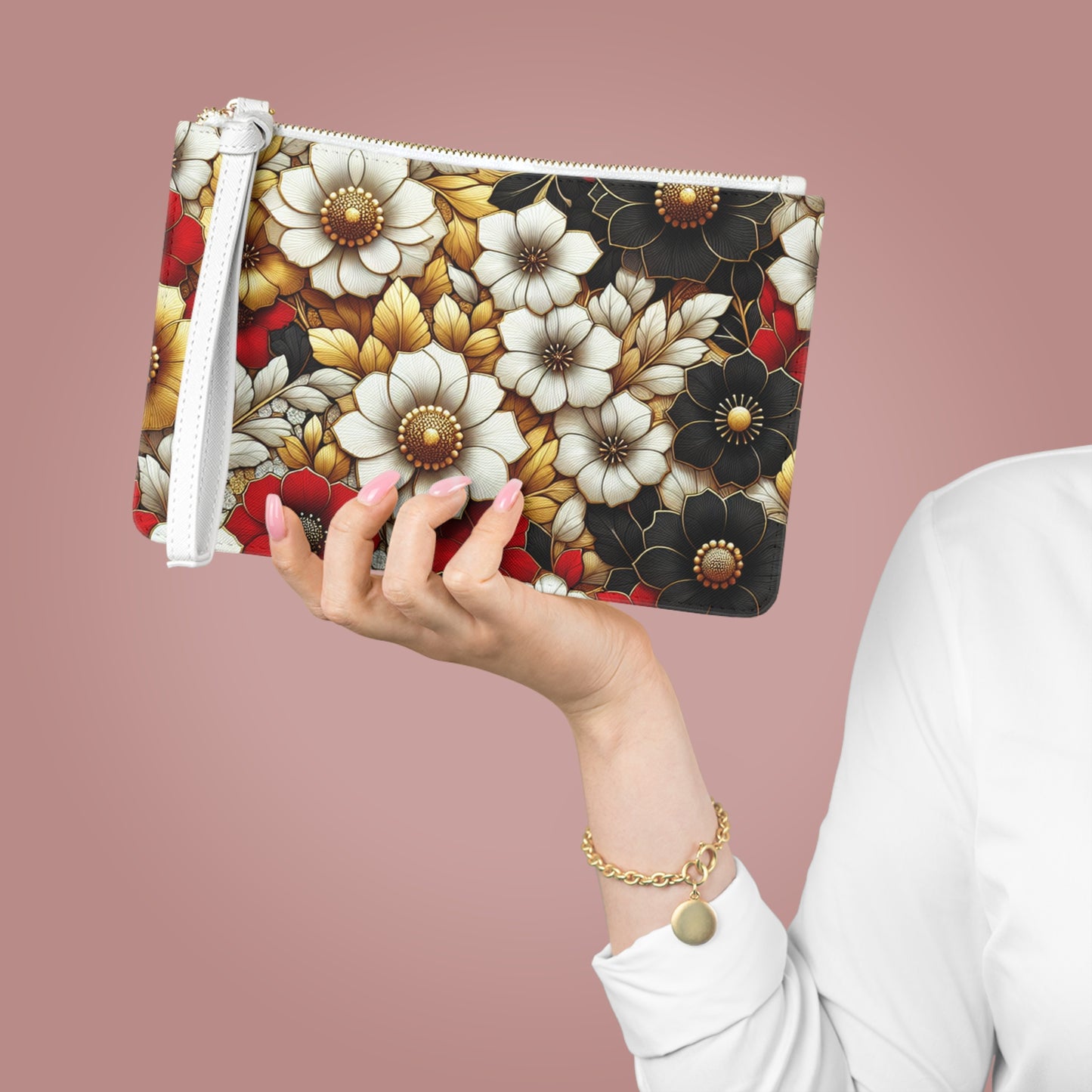 Floral Clutch Bag