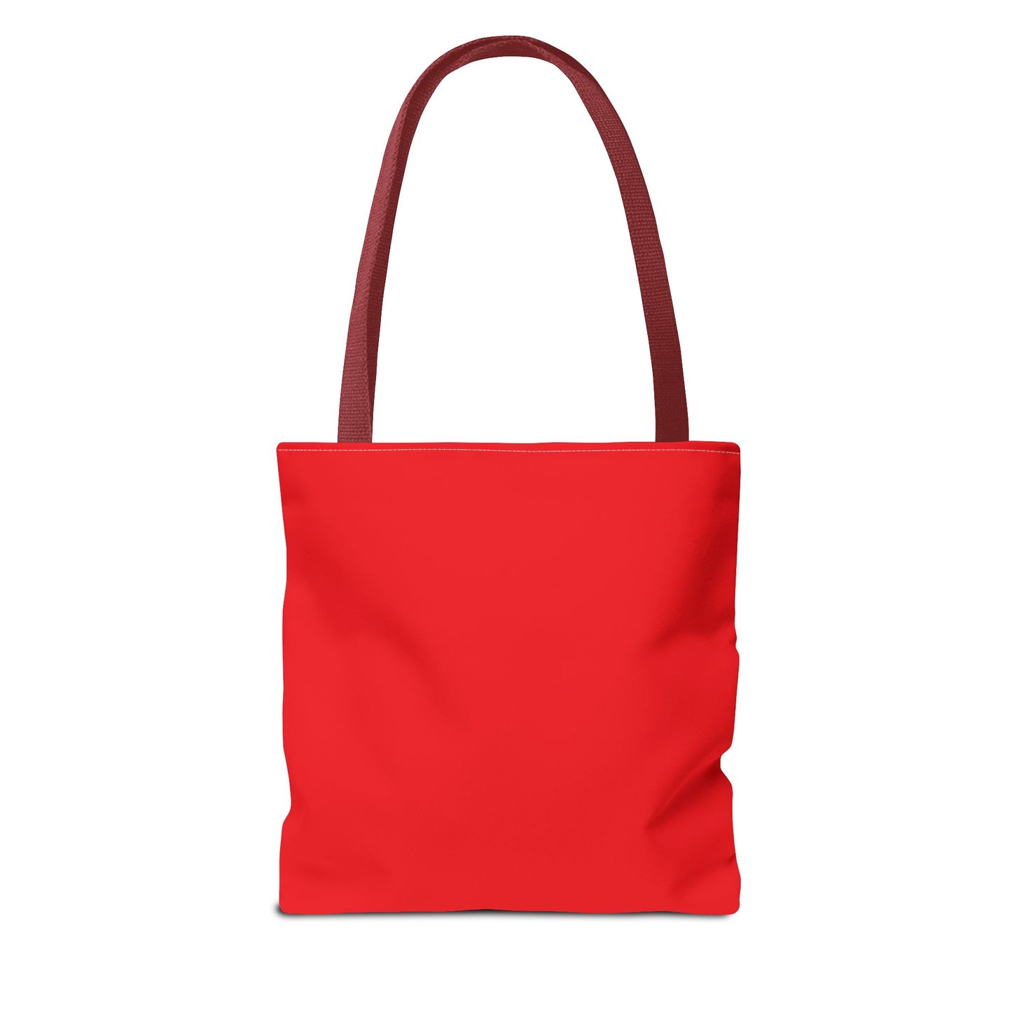 Stylish Red Patterned Tote Bag