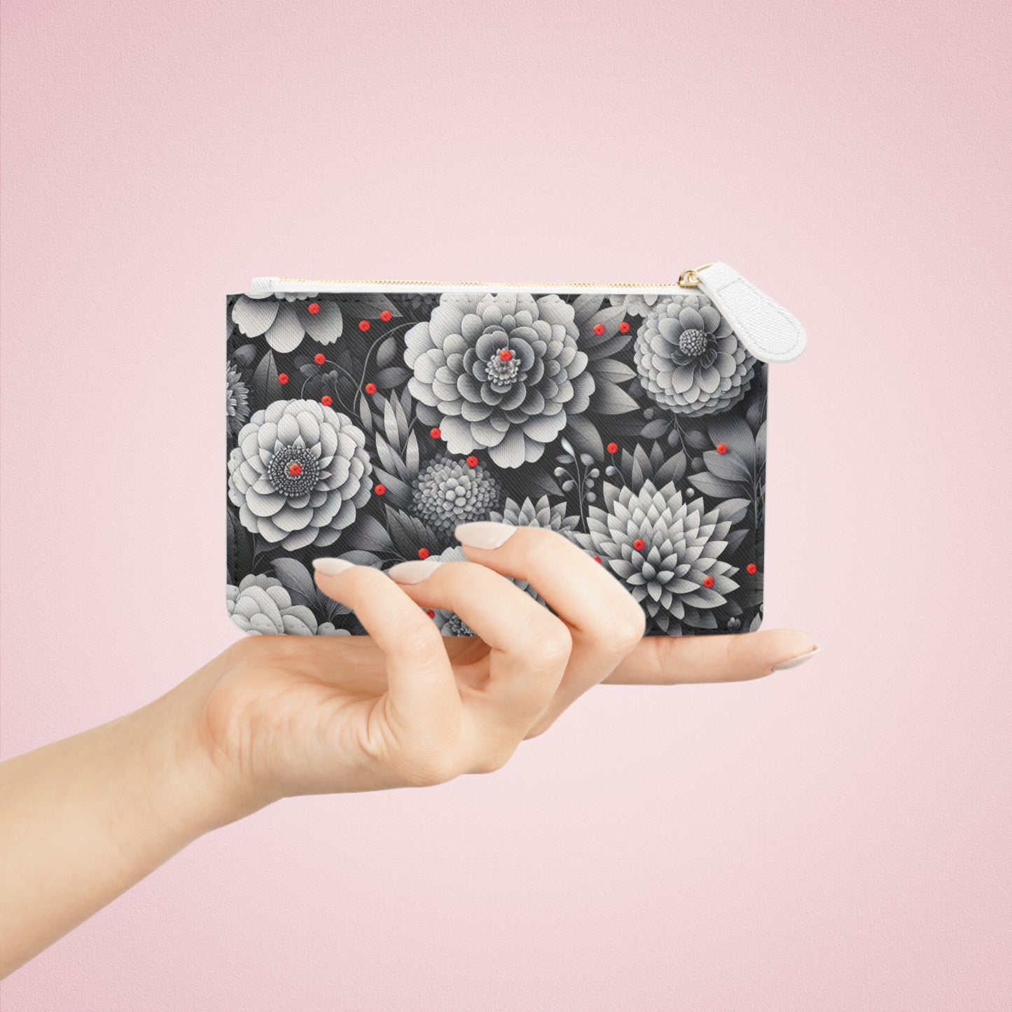 Elegant Floral Mini Clutch Bag