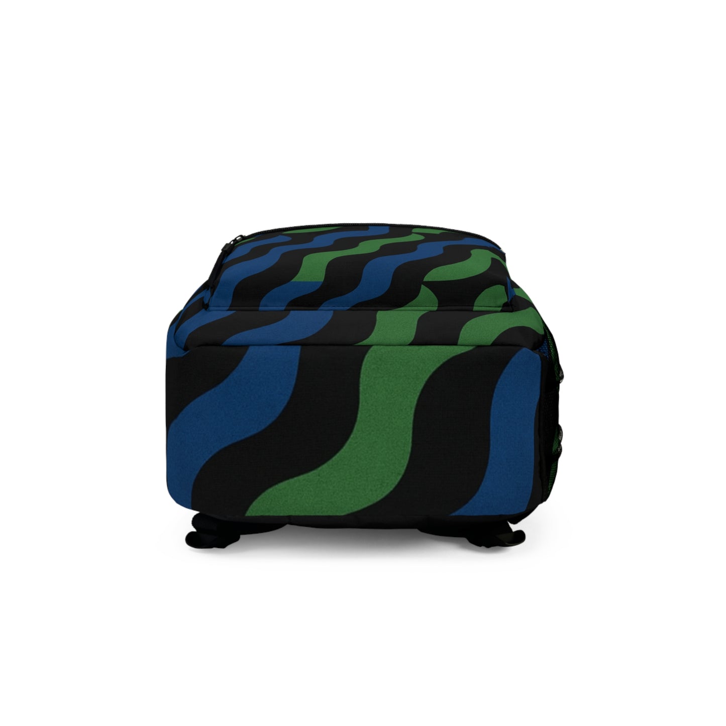Trendy Wave Pattern Backpack