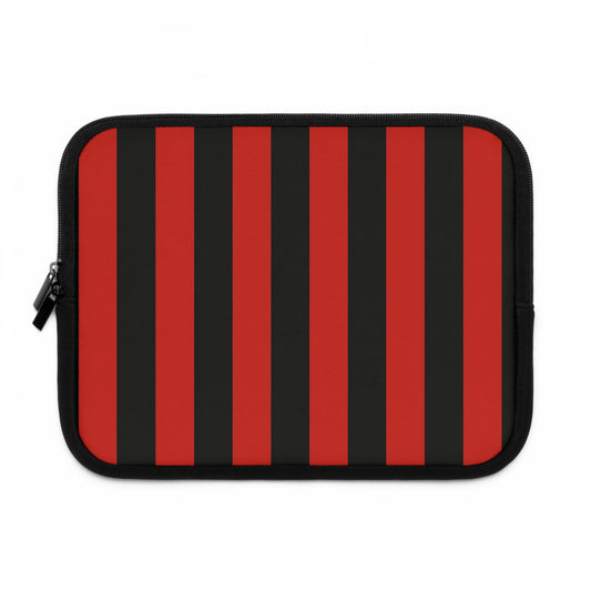 Stylish Black and Red Laptop Sleeve