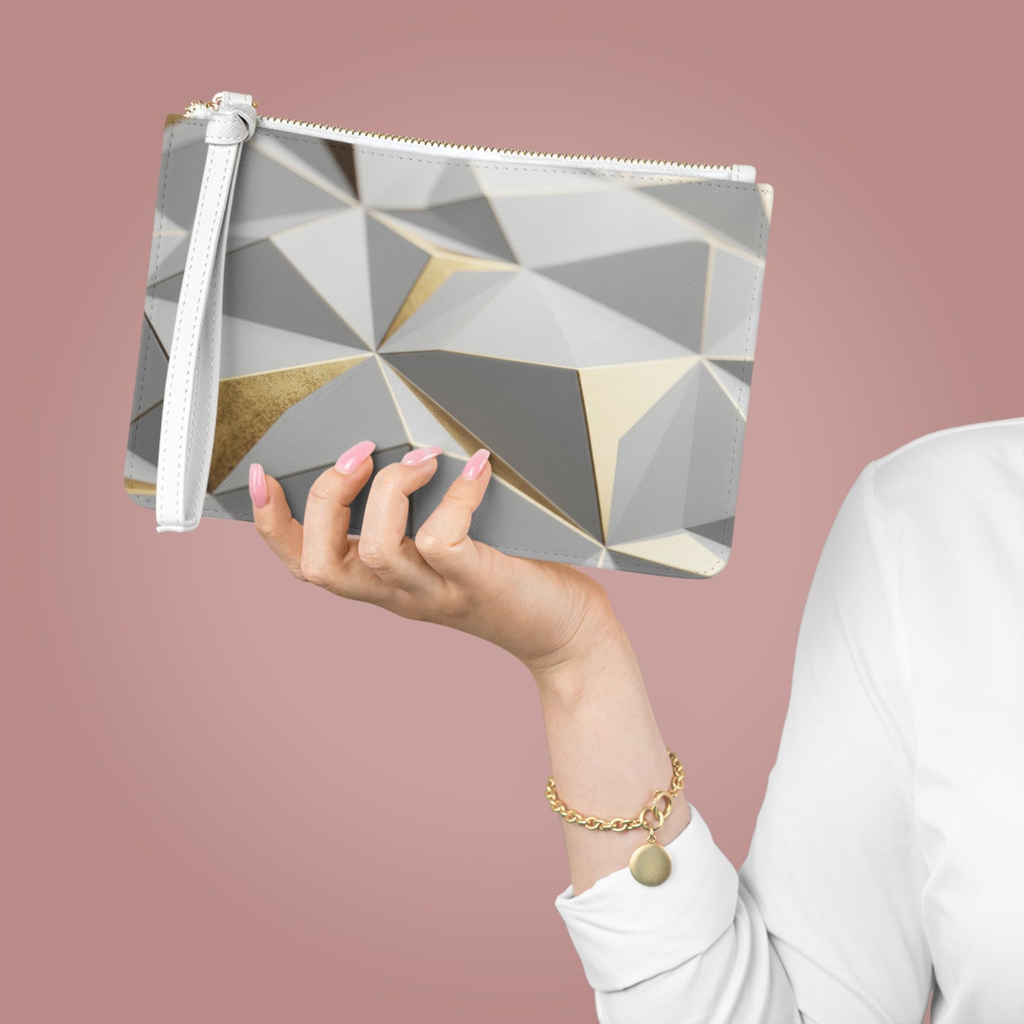 Unique Geometric Clutch Bag