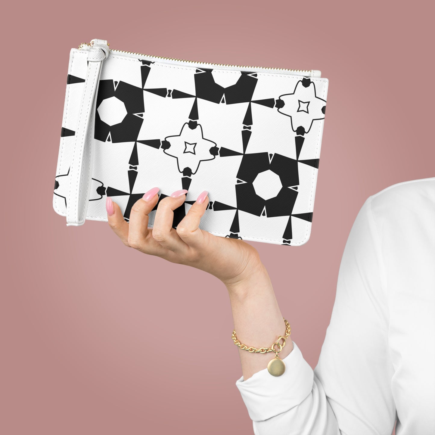 Chic Geometric Clutch Bag