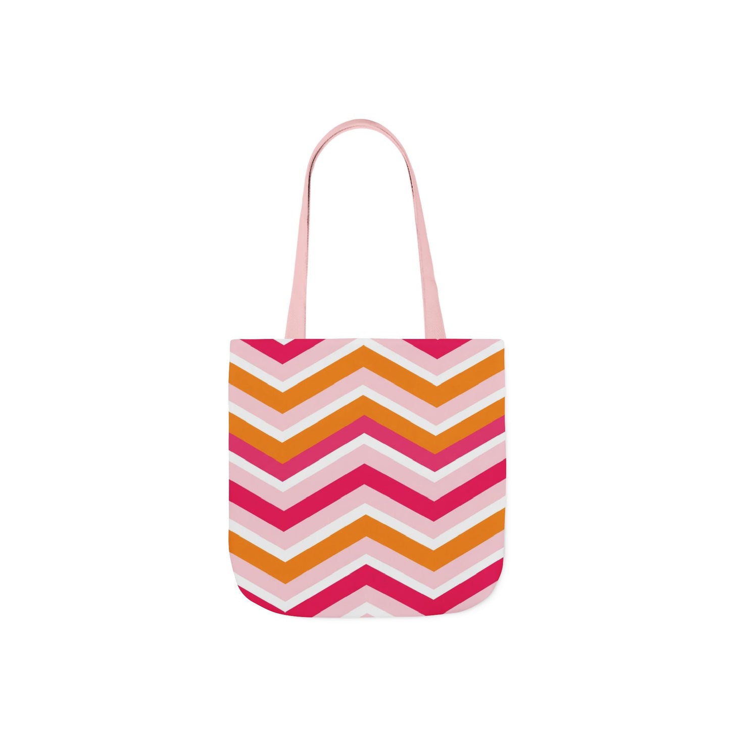 Colorful Chevron Canvas Tote Bag