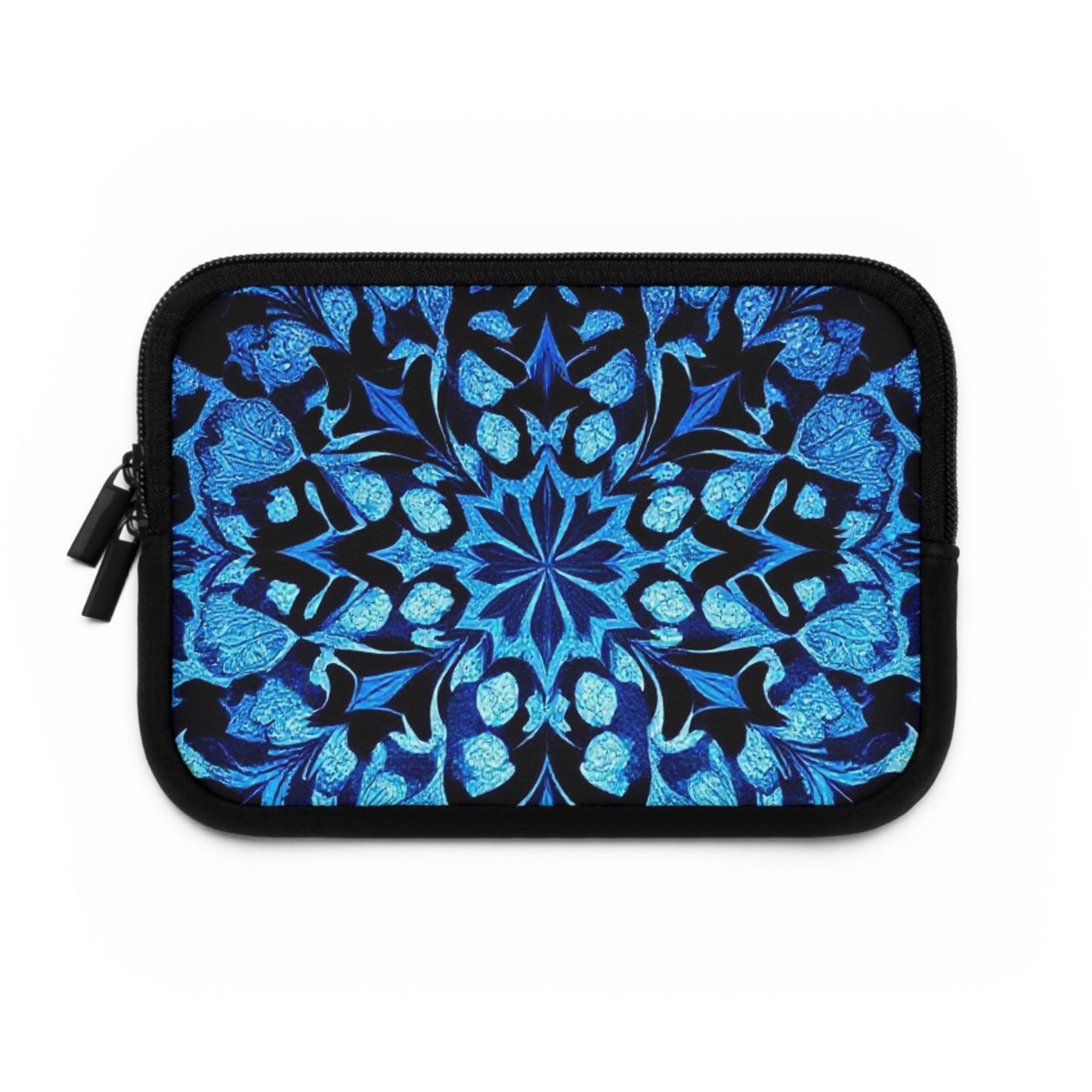 Vibrant Blue Mandala Laptop Sleeve