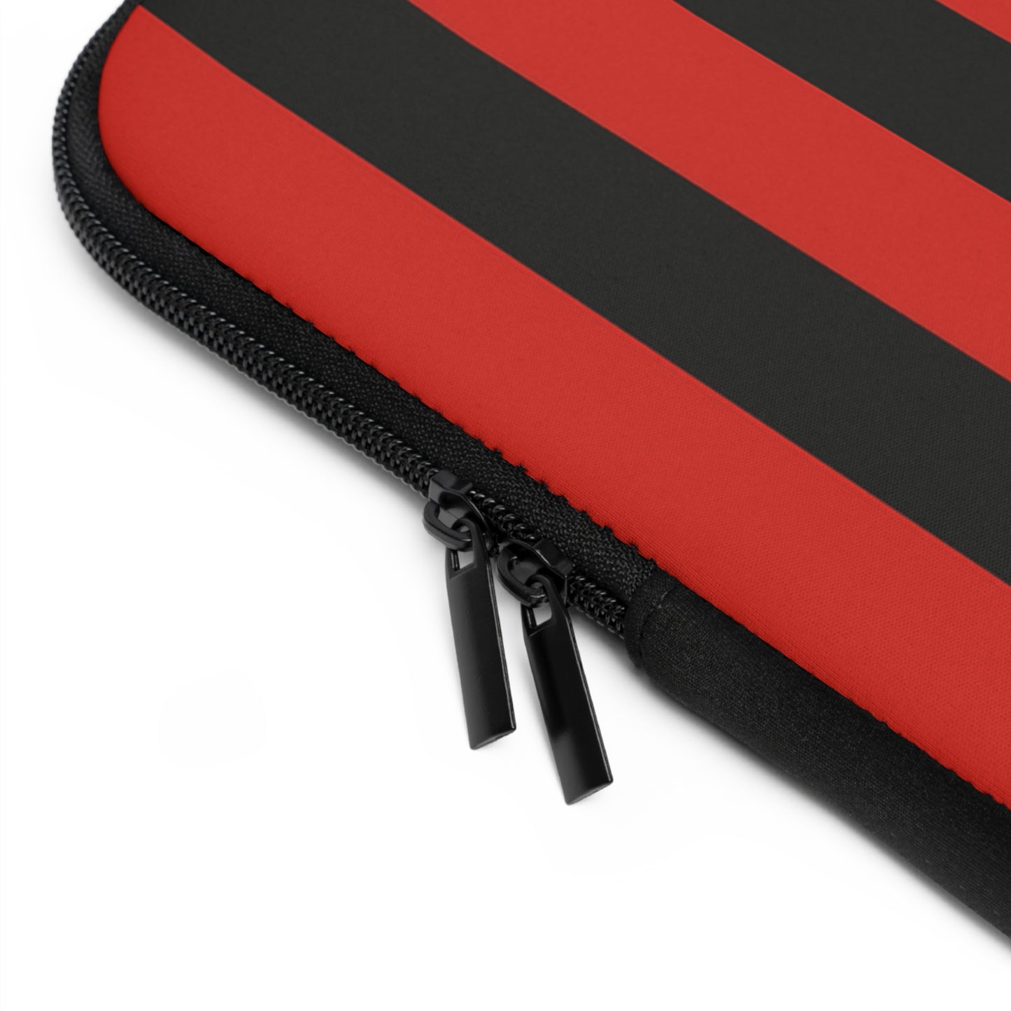 Stylish Black and Red Laptop Sleeve