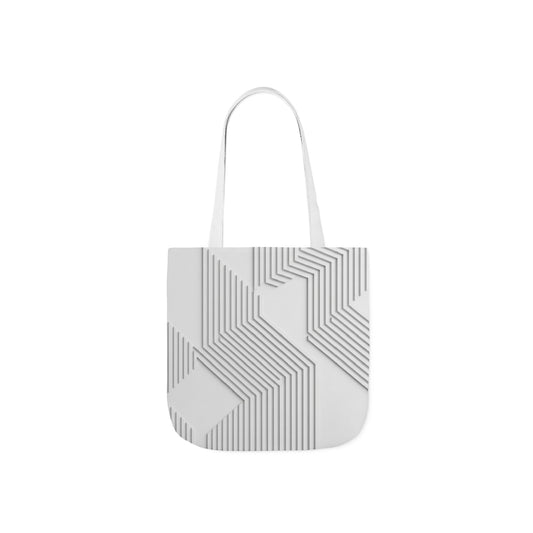 Geometric Canvas Tote Bag